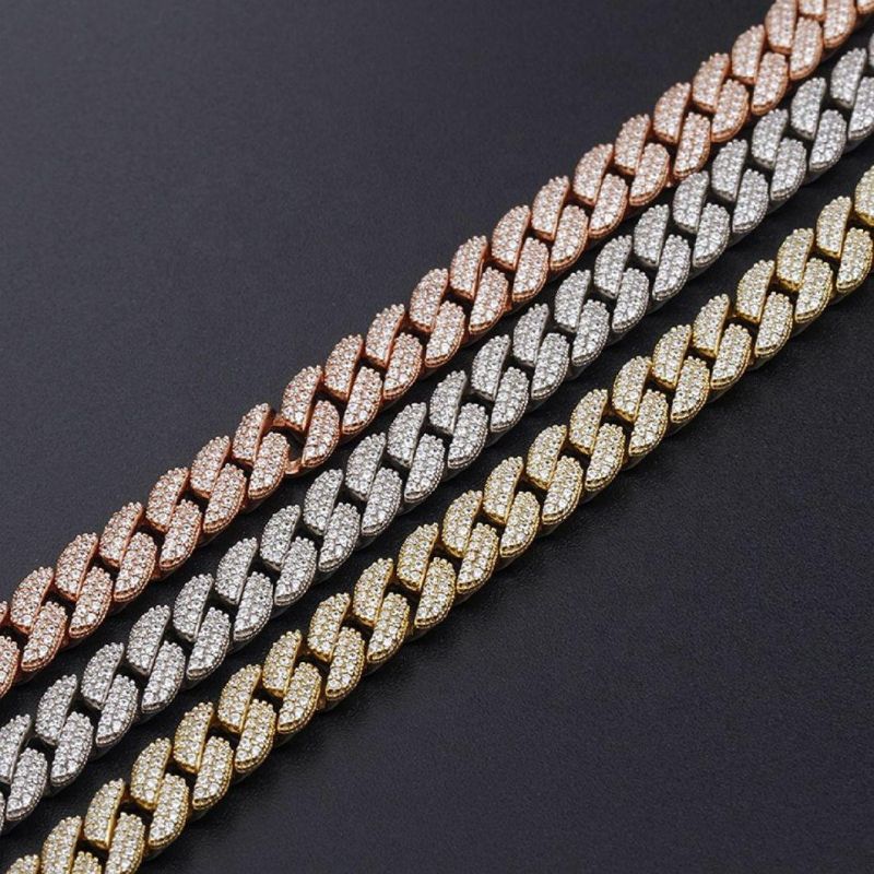Exaggerated Personality 18cm Link Chain Hiphop Style Jewelry Cuban Gold Bracelets for Men Designs