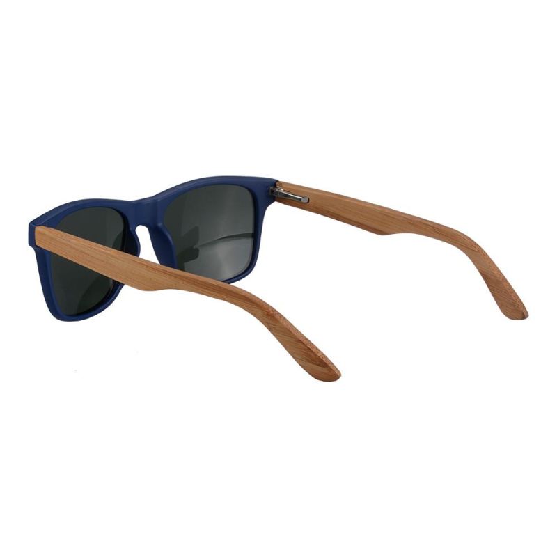 Private Label Hand Polished Fancy PC Frame with Wood Legs Sunglasses