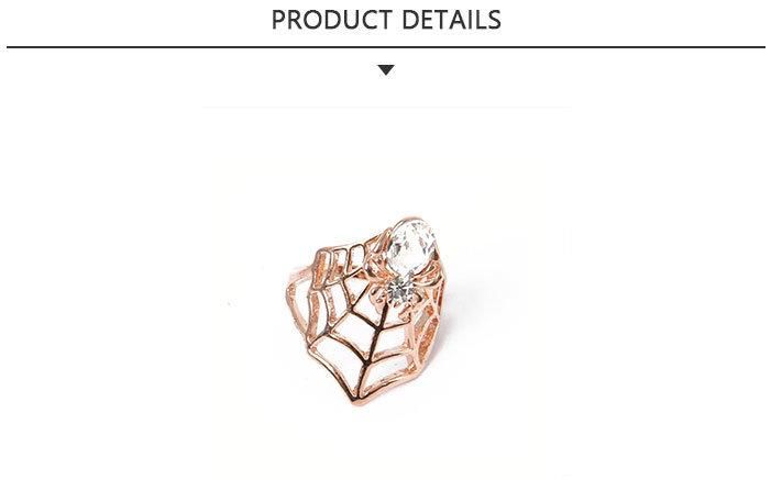 New Design Fashion Jewelry Irregular Glod Ring