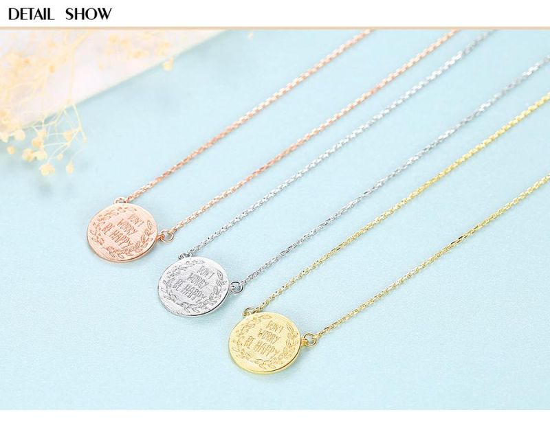 European and American Jewellry Fashion Rose Gold Necklace