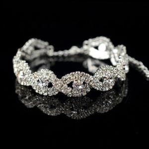Stainless Steel Bracelets with Rhinestone Fashion Jewellery