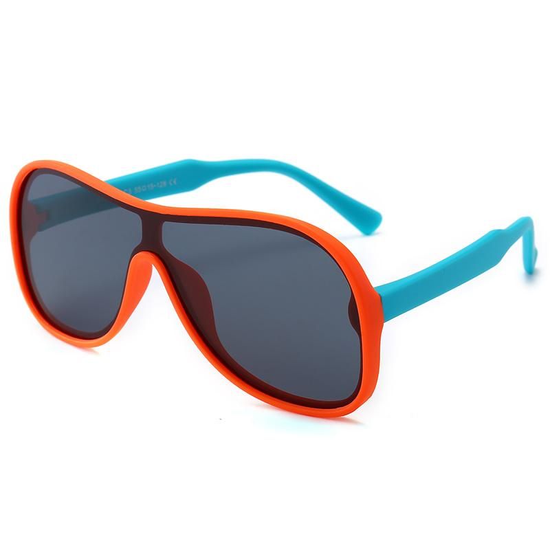 Newest Square Big Frame Oversize Kids Boy Sunglasses Girls Eyewear for Custom UV Sun Glasses