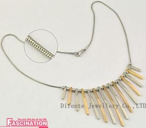 Fashion Gold Plating Stainless Steel Necklace (NC8022)