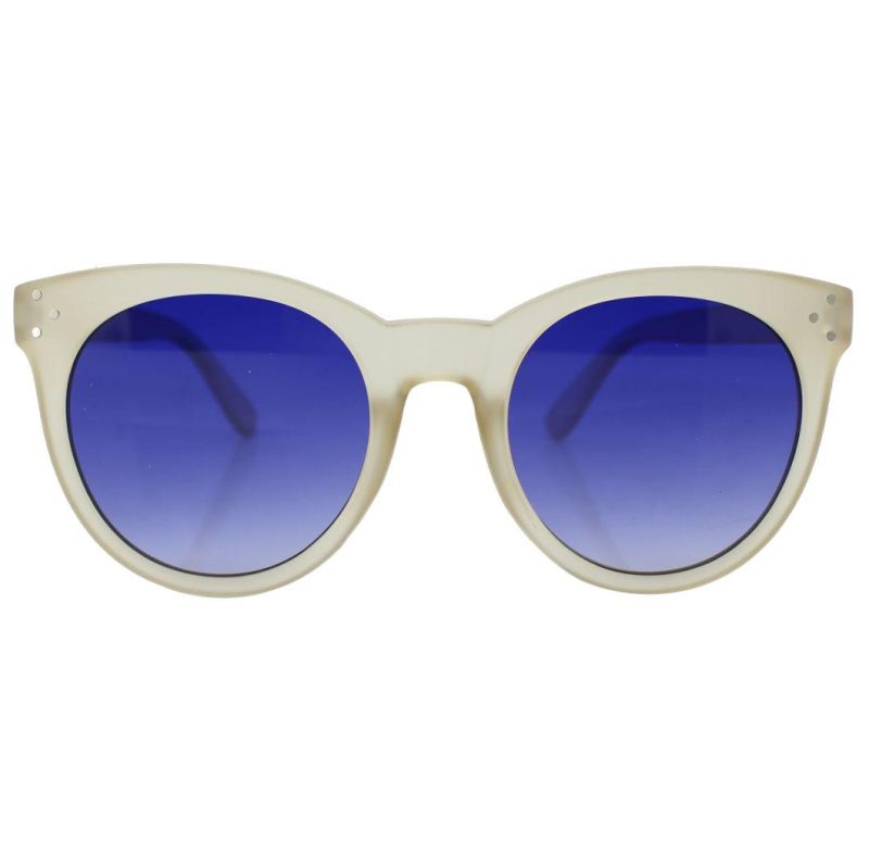 2020 Oversized Cateye Fashion Sunglasses with Silver Rivers