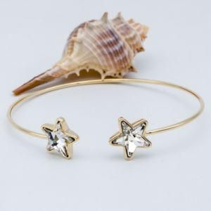 New Fashion Silver Bracelet Diamond Star Bangle