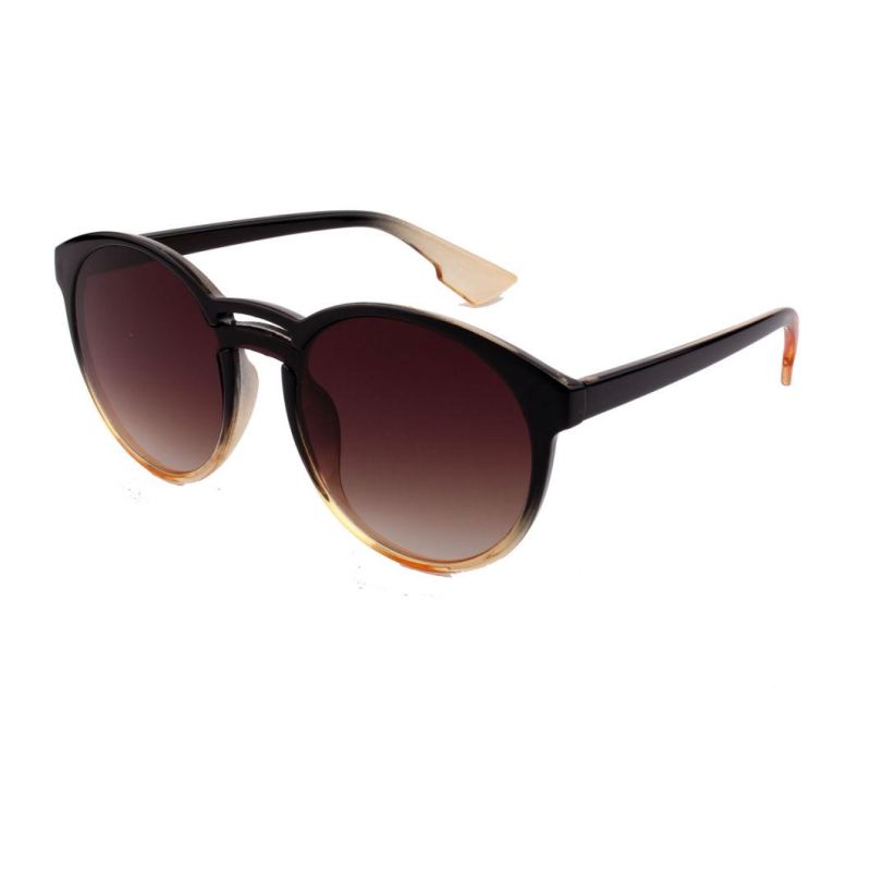 2018 Stylish Rounded Shape Sunglasses with Two Bridge