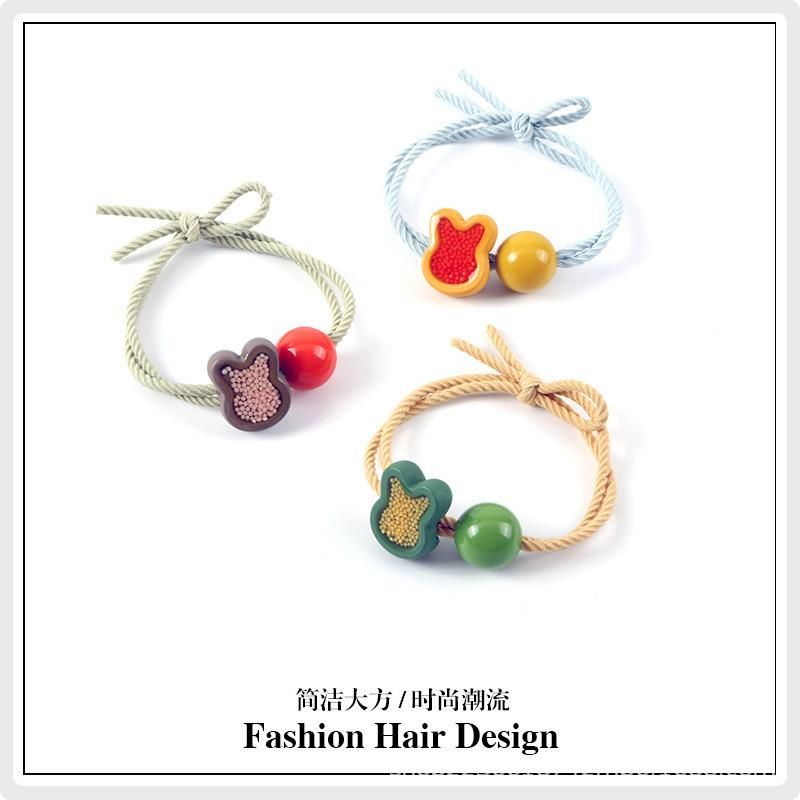 Fashion Jewelry Fresh Temperament Hair Ring Preparation Beads Head Rope