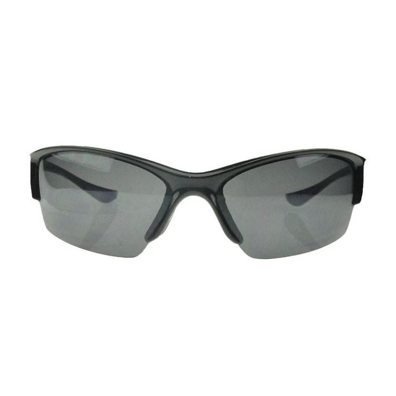 Male Sunglasses Black Half Frame Sports Sunglasses