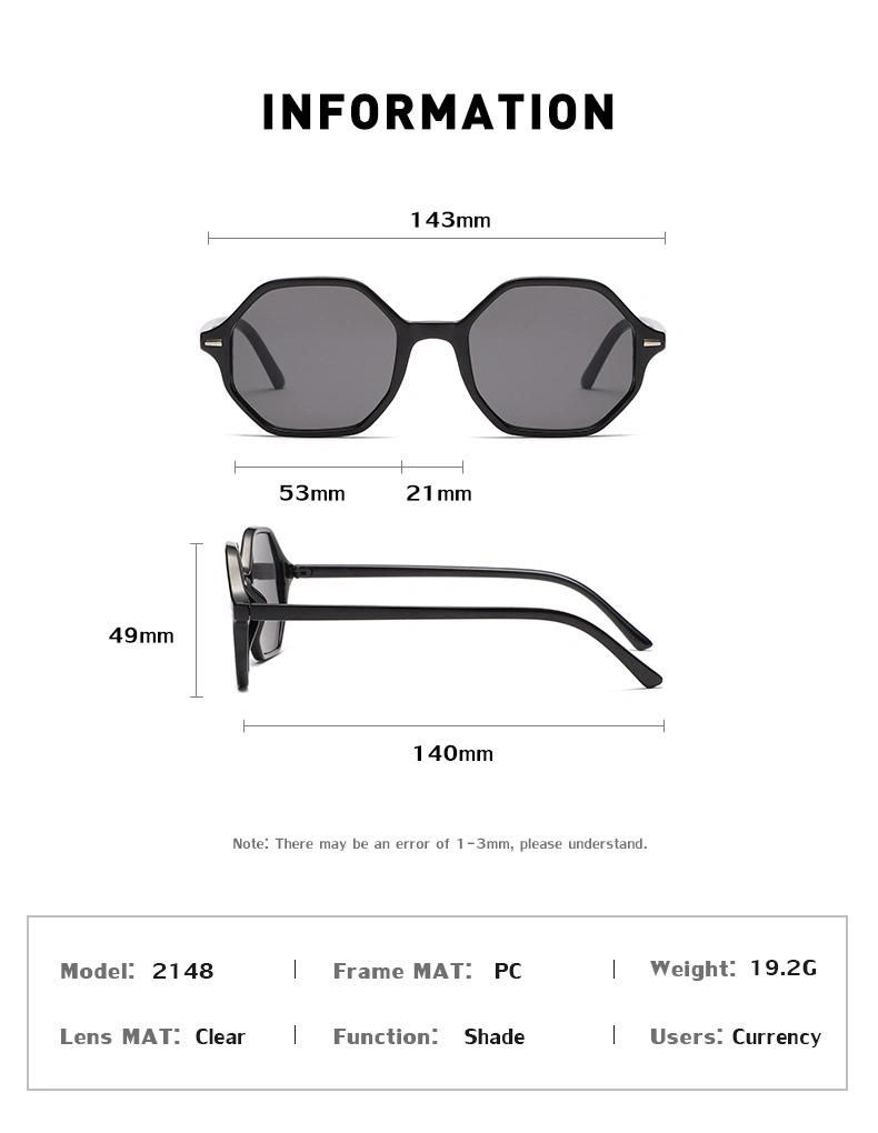 Women Arrivals Best Hot Selling High Quality Sun Glasses UV400 Lenses Round Square Frame Trendy Fashion Sunglasses