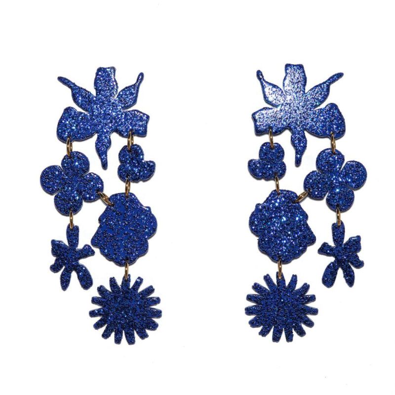 Fashion Flower Dangle Earrings Jewelry