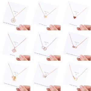 Wholesale Custom Stainless Steel Alphabet Letter Charm Heart Initial Women Necklace Jewelry