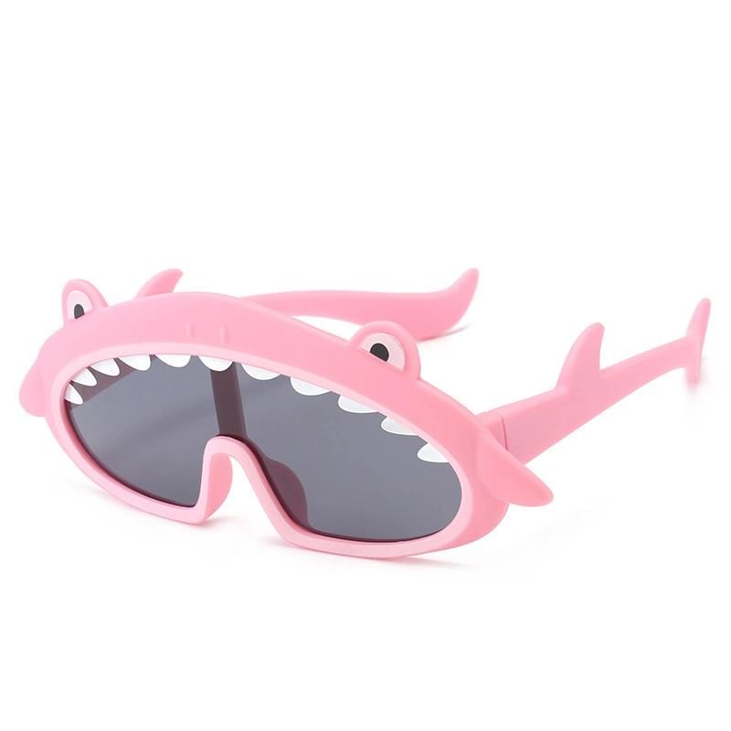 Custom Logo Shark Frame Polarized Fashion Children Shades Boys Girls for Kids Baby Sunglasses