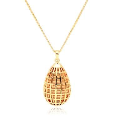Hot Sale Gold Plated Fashion Jewellery Customize Copper/Stainless Steel Jewelry Round Pendant Necklace