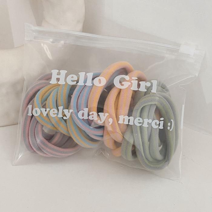 Elastic Hair Band Lovely Solid Rubber Bands Female Hair Accessories