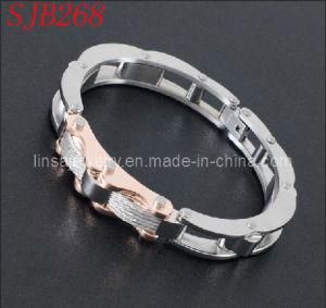 Newest Men&prime;s Design 316L Stainless Steel Bracelet Jewelry (SJB268)
