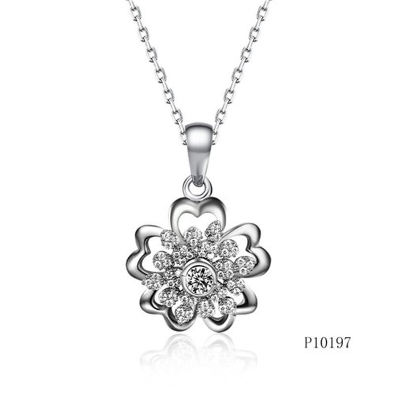 Wholesale Fashion Silver Jewelry of Rotating Pendant