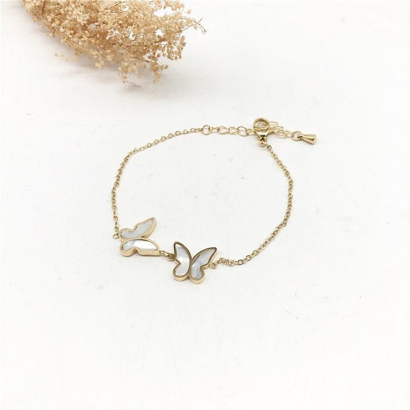 Manufacturer Custom High Quality Fashion Jewelry Wholesale Women Bracelet Gold Plated Stainless Steel Bijoux