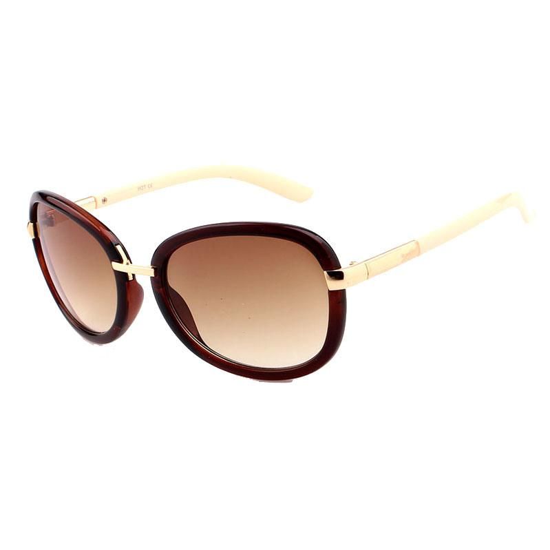 2017 Fashionable Oval Shape Sunglasses with Metal