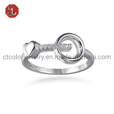925 Sterling Silver Special Heart design Custom Fashion Jewellery Ring Jewelry