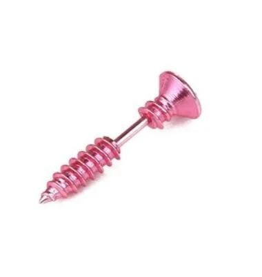 Attraccnew Screw Piercing Stud Earrings
