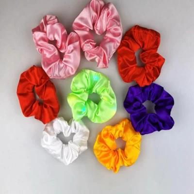 Satin Ponytail Hair Ties LED Hair Scrunchies for Women