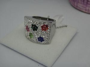 Fashion Stainless Steel Casting Jewelry Bling Ring (RZ3744)