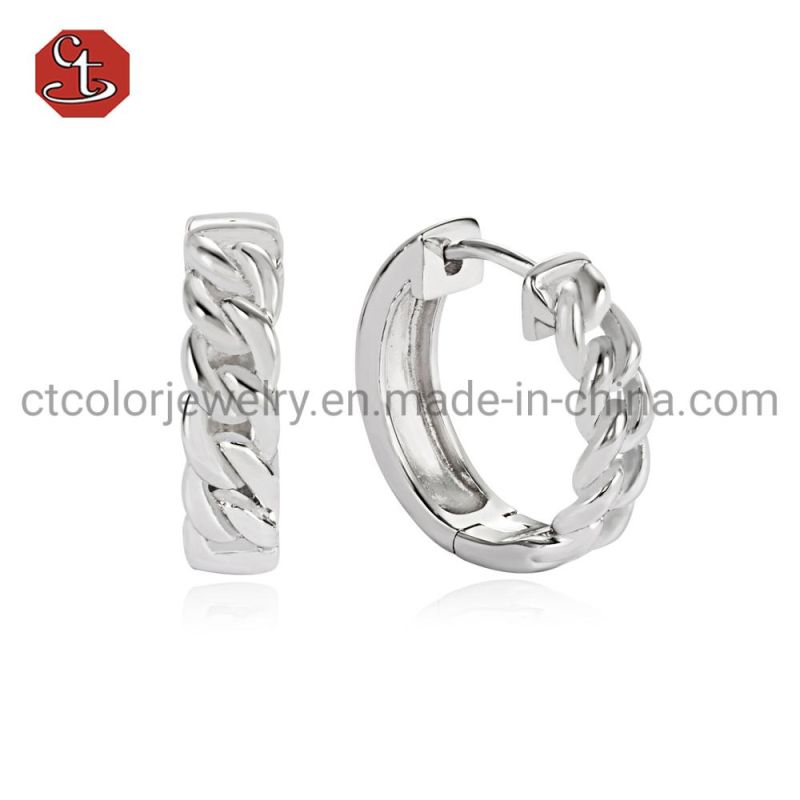 Wholesale Fashion 925 Silver Fine Jewelry Chain Rings for Women