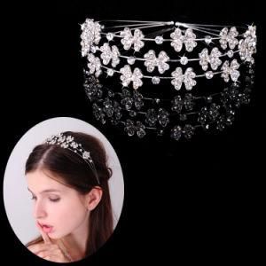 Fashion Pearl Pagant Wedding Bridal Beading King Tiara Zsv009