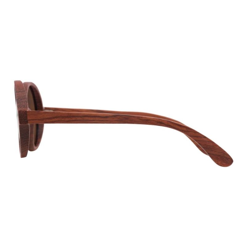 China Suppliers Vintage Women OEM Color Lens Wooden Sunglasses