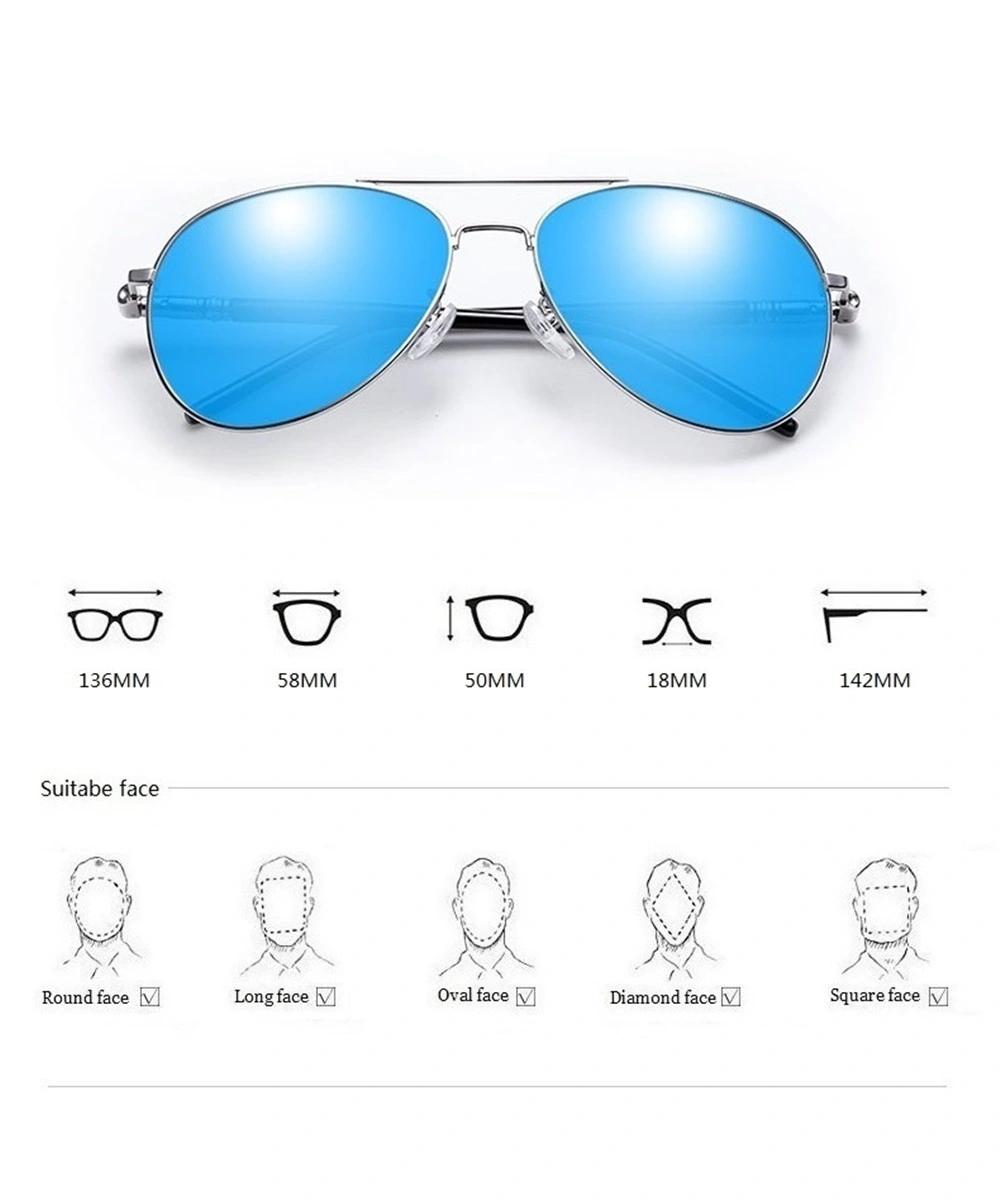Luxury Men′ S Polarized Sunglasses Driving Sun Glasses for Men Women Brand Designer Male Vintage Black Pilot Sunglasses UV400