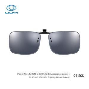 Customized New Arrival Polarized Fashion Top Sale Clip on Sunglasses with Tac Lens Model J3018-Ml