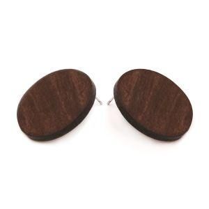 Fashion Accessories Women Jewelry Wood Stud Earrings