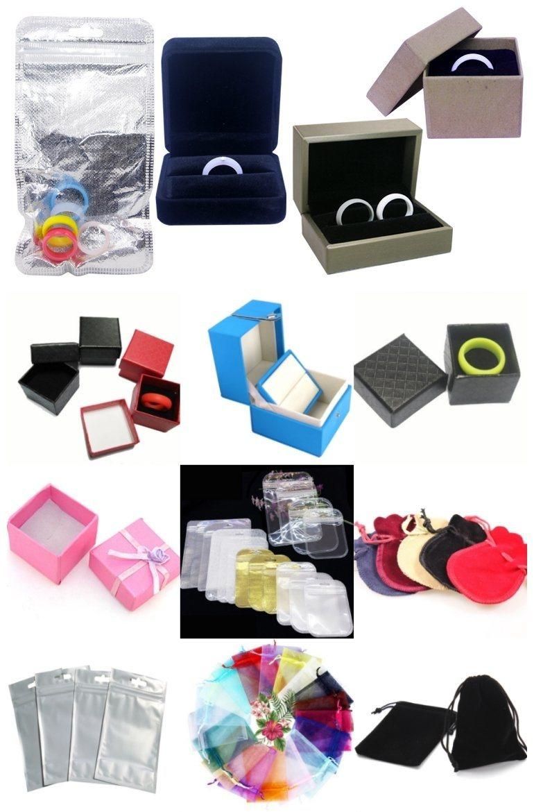 Breathable Mens and Womens Silicone Rubber Wedding Rings Bands