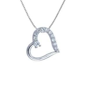 Jewelry for CZ Heart Pendant Necklace Gift for Valentine&prime;s Day