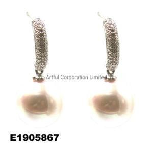 Fresh Water Pearl/Fashion Earring/Silver Earring/Silver Jewelry