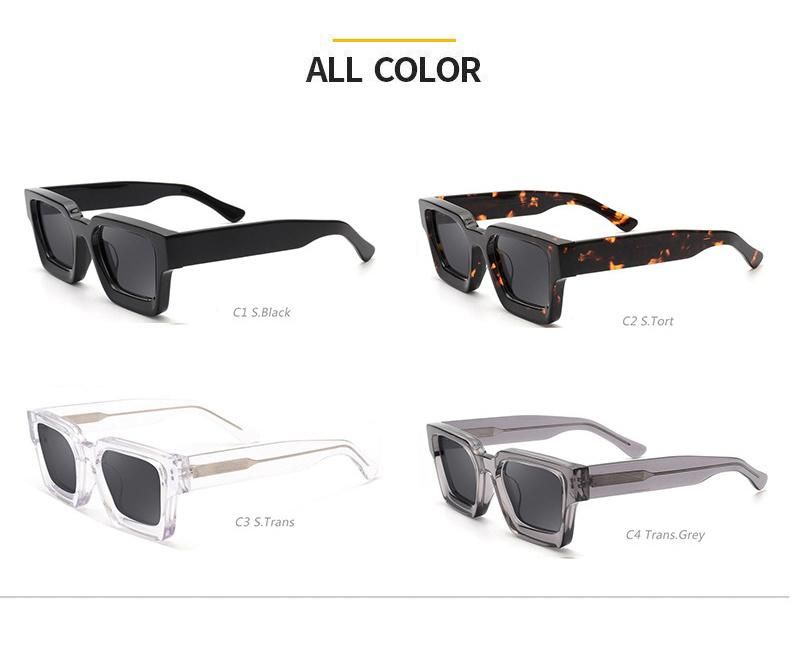 2022 New Chinese Factory Custom High Quality Men and Women Tac Lens Travel UV400 Outdoor Acetate Sunglasses