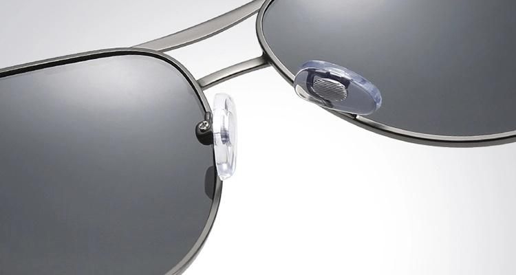 Hot Sale Custom Logo Ready Fashion Metal Frame Polarized Men Sunglasses