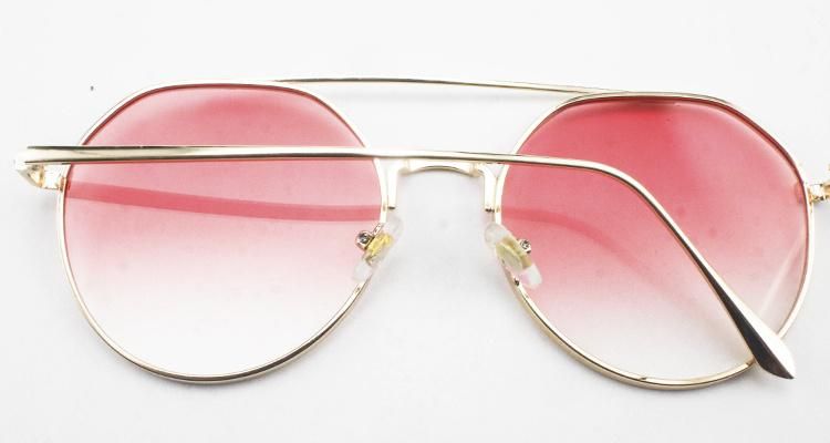 Hot Custom Logo Light Stock Top Flat Women Sunglasses
