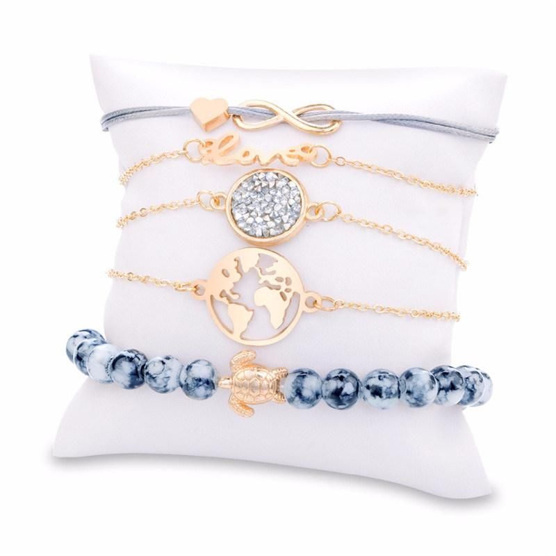 Fashion Women Jewelry Gift Turtle Beads Charm Bracelets