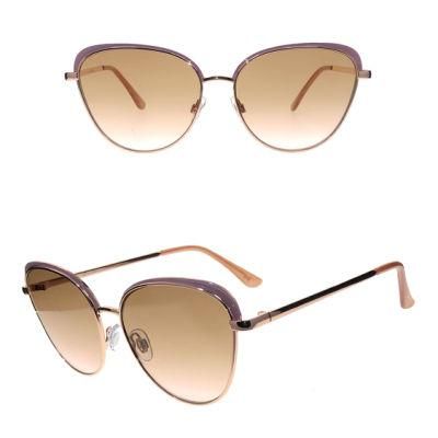 Elegant Cat Eye Metal Fashion Sunglasses