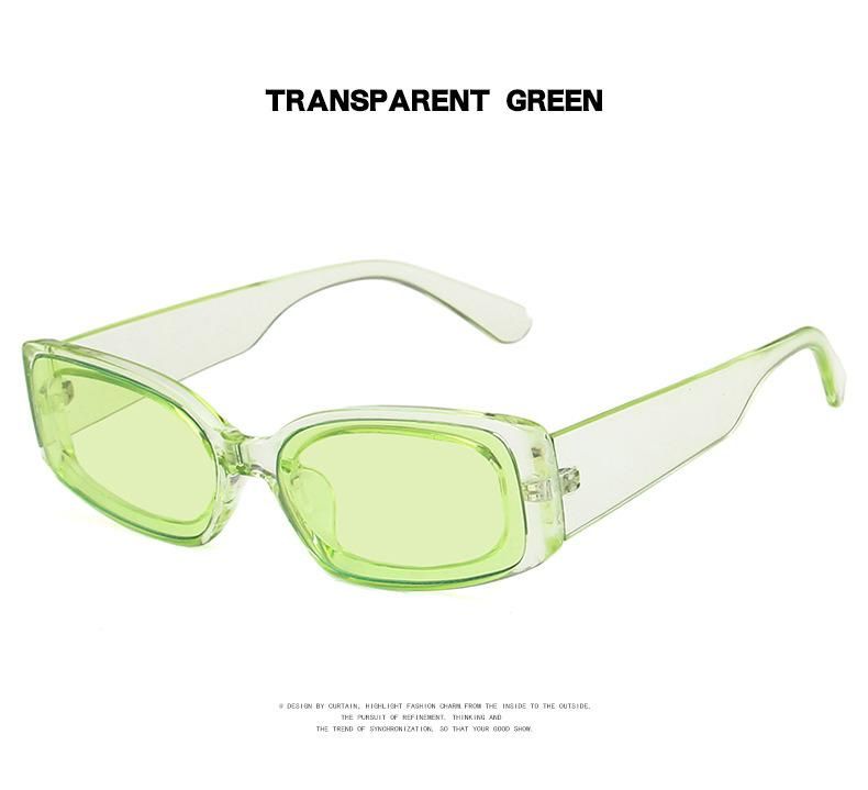 New Trend Color Small Box Men and Women Personality Funny Punk Style Sunglasses Small Square Frame 2022 Hot Sale in Foreign Trade