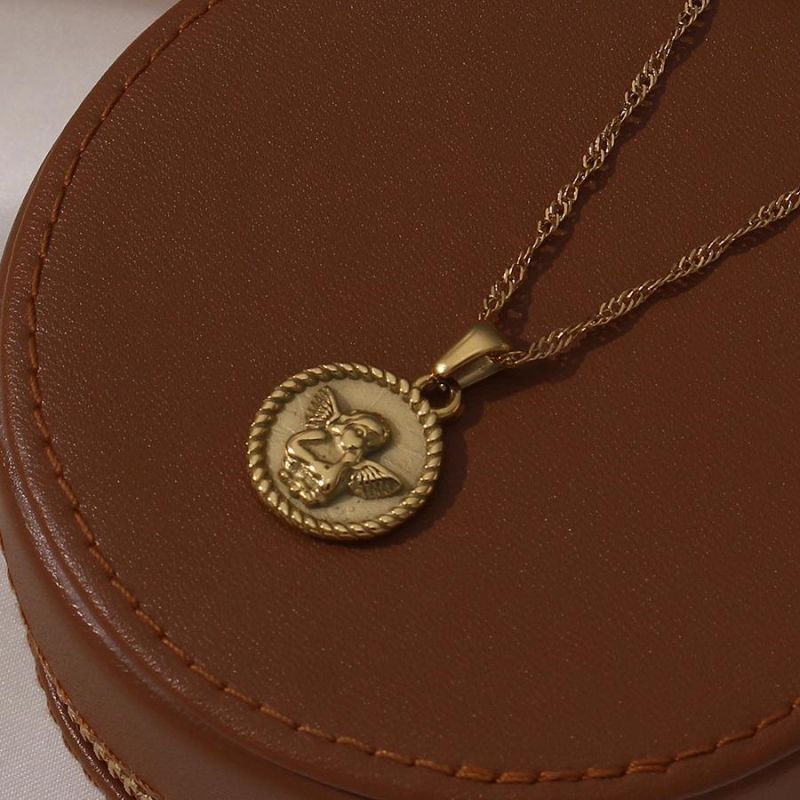 Manufacturer Custom Fashion jewellery High Quality Waterproof Mothers Day Jewelry Stainless Steel 18K Gold Plated Earring Necklace