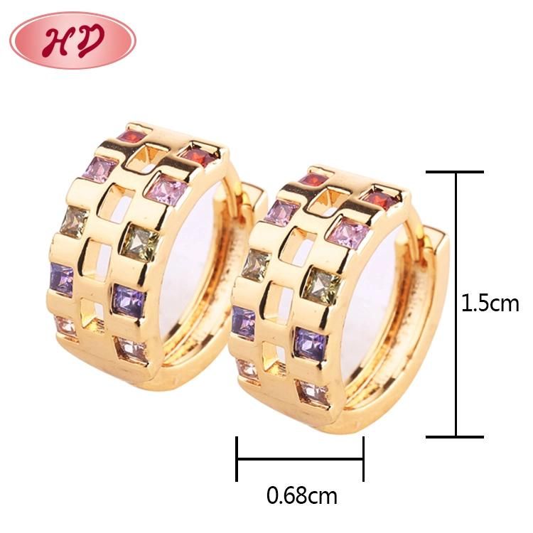 18K 14K Gold Plated Huggie Hoop Earring for Women