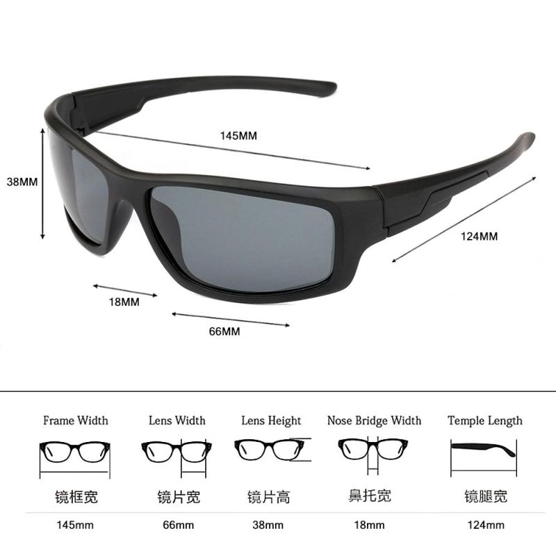 High Quality Popular Eyewear Fashion Men Women Sunglass Polarized Sporty Sunglasses