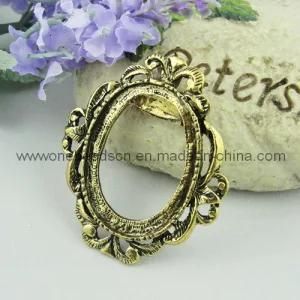 Fashion Cameos Settings Jewelry, Inner Dia: 30X40.2mm (PXH-6029)