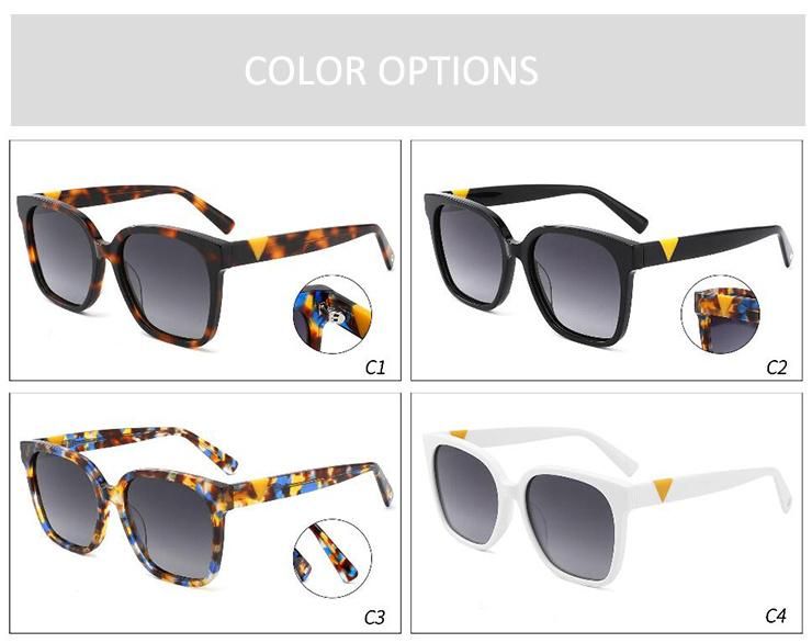 Ready Goods China Factory Wholesale Acetate Frame New Sunglasses