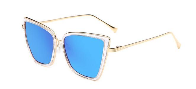 Cat Eye Lady′s Fashion Sunglasses Hot Selling Women′s Summer Glasses Beach Glasses (MOD. 1008)