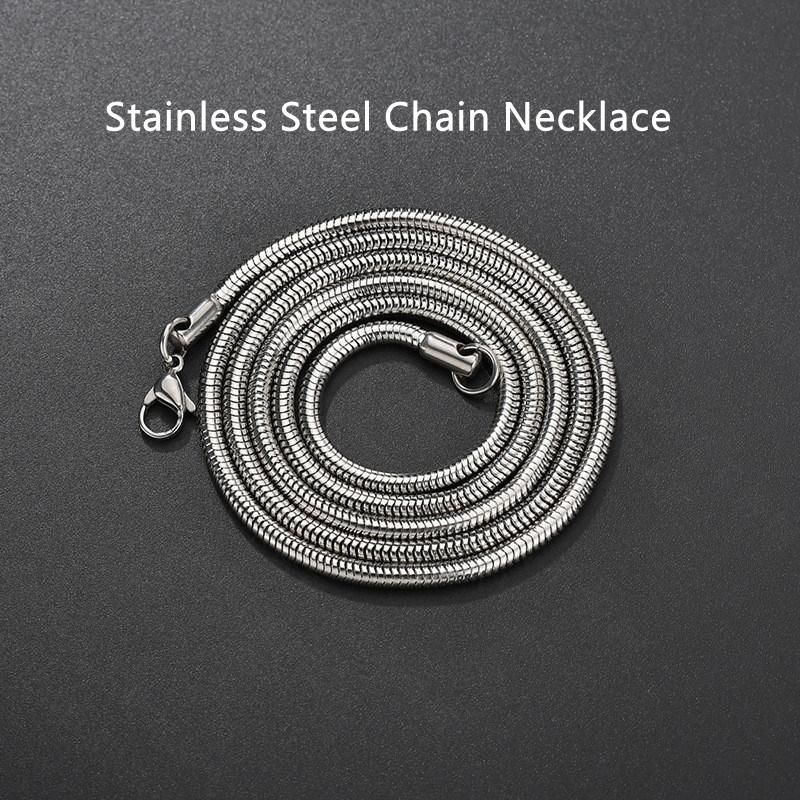 Stainless Steel Jewelry Stainless Steel Round Snake Chains