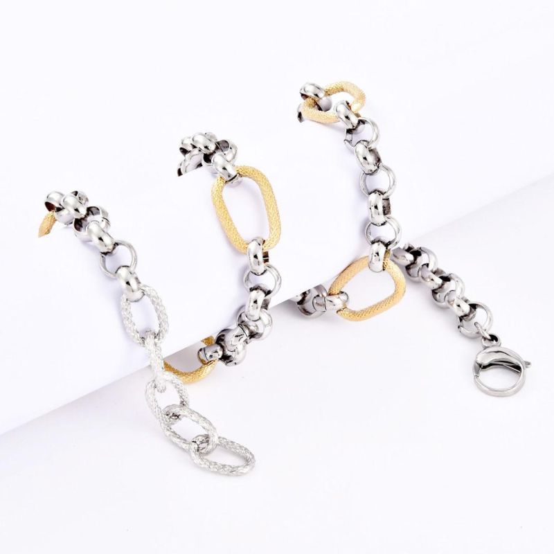 Customized Length with Clasp Stainless Steel Chain Accessories for Jewelry Making Necklace Bracelace