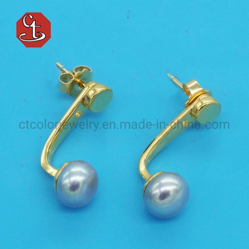 Gentle Natural Ring Open Adjustable Finger Rings for Women Pearl Set for Wedding Jewelry
